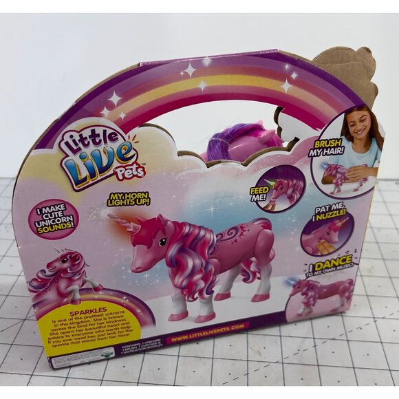 LITTLE LIVE Pets Sparkles My Dancing Unicorn, Color Pink NOS NIB - Picture 2 of 7